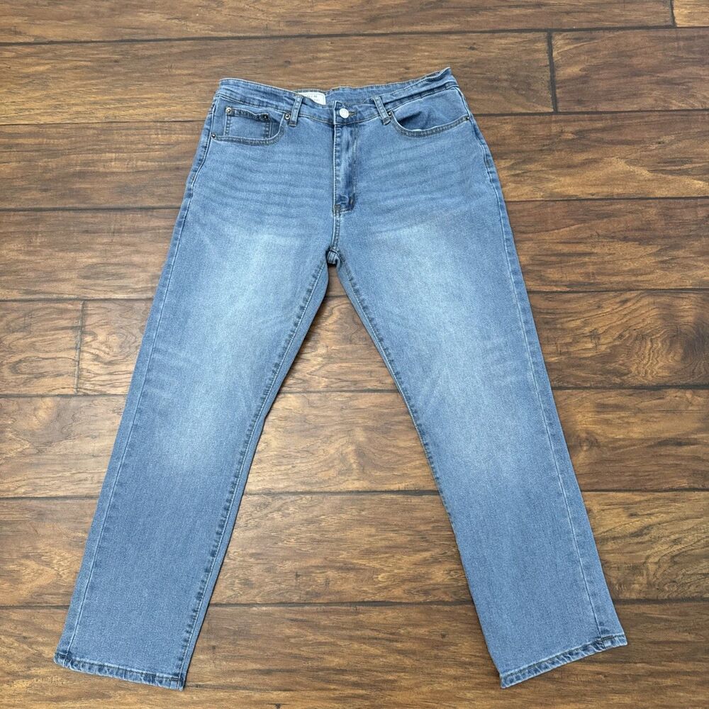 GAP Slim Fit Denim Jeans Men's 32x30 Blue Light Wash Stretch